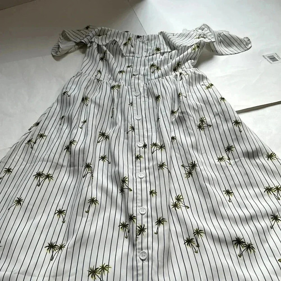 English Factory Palmier Printed Shirtdress size small off the shoulder - Picture 4 of 6